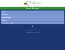 Tablet Screenshot of alissas.fr